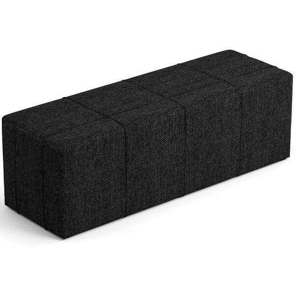 Puff Decorativo Living Sala De Estar 140 Cm Roma W01 Linho Ch