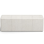 Puff Decorativo Living Sala De Estar 140 Cm Roma W01 Linho Ch