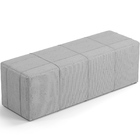 Puff Decorativo Living Sala De Estar 140 Cm Roma W01 Linho Ci