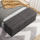 Puff Decorativo Living Sala De Estar 140 Cm Roma W01 Linho Ci