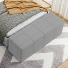 Puff Decorativo Living Sala De Estar 140 Cm Roma W01 Suede Ci