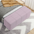 Puff Decorativo Living Sala De Estar 140 Cm Roma W01 Suede Ro