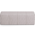 Puff Decorativo Living Sala De Estar 160 Cm Roma W01 Linho Be