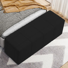 Puff Decorativo Living Sala De Estar 160 Cm Roma W01 Suede Pr