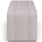 Puff Decorativo Living Sala De Estar 195 Cm Roma W01 Linho Be