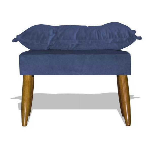 Puff Decorativo Opala - Azul Marinho Azul Marinho