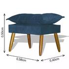 Puff Decorativo Opala - Azul Royal Azul Royal