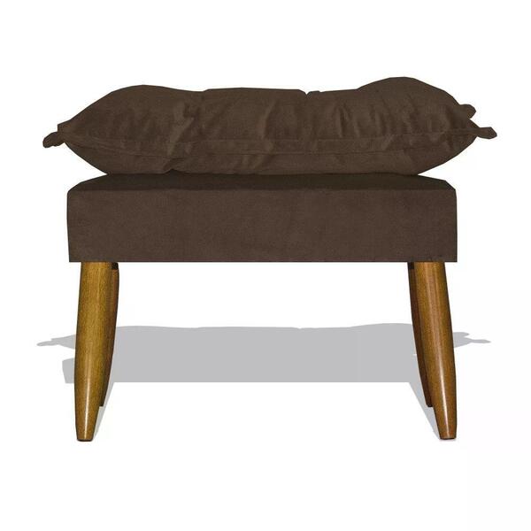 Puff Decorativo Opala - Marrom Marrom