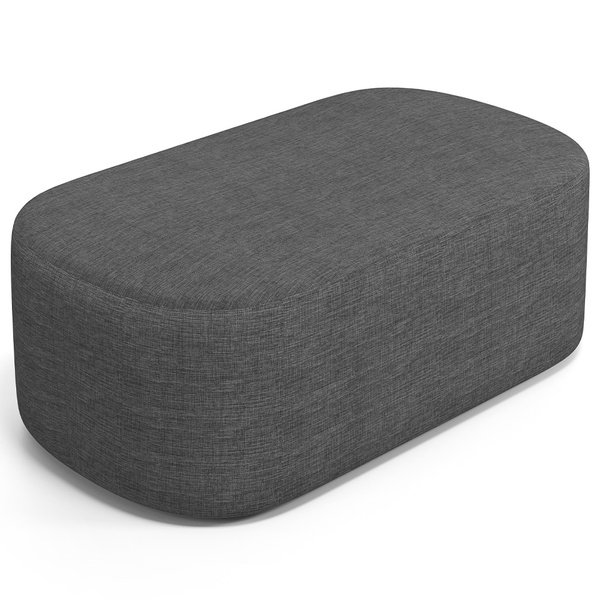 Puff Decorativo Orgânico Para Living Quarto 100cm Doha W01 Li