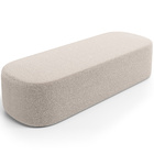 Puff Decorativo Orgânico Para Living Quarto 140cm Doha W01 Bo