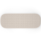 Puff Decorativo Orgânico Para Living Quarto 140cm Doha W01 Bo