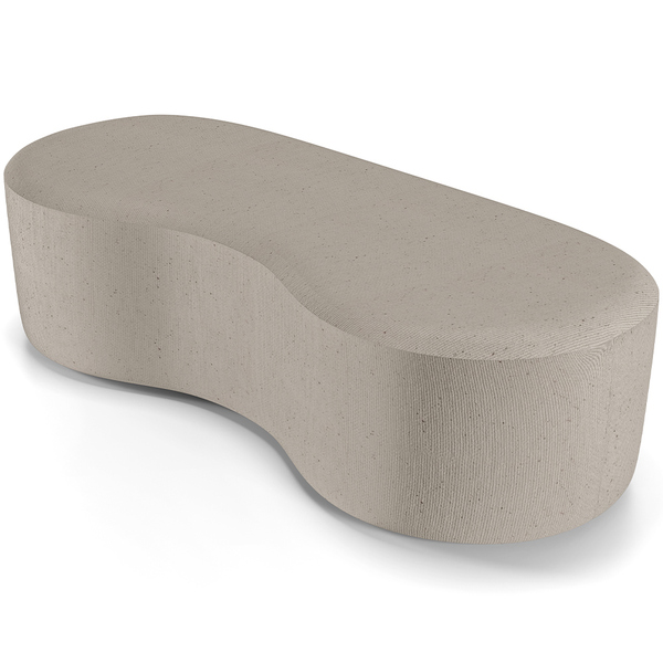 Puff Decorativo Orgânico Para Living Quarto 140cm Orbit W01 L