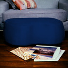 Puff Decorativo Orgânico Rodapé Preto 2 Lugares Beatriz Velud