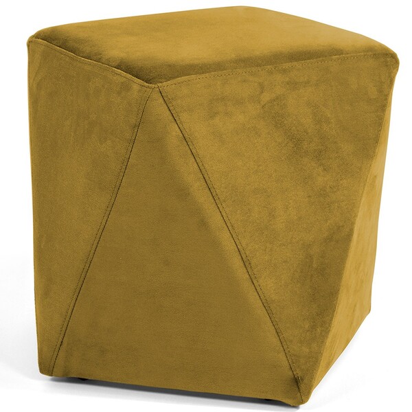 Puff Decorativo Para Sala De Estar Ametista D02 Veludo Mostar