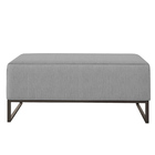 Puff Decorativo Para Sala De Estar Cléo W01 Base De Ferro 90