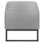 Puff Decorativo Para Sala De Estar Cléo W01 Base De Ferro 90