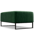 Puff Decorativo Para Sala De Estar Cléo W01 Base De Ferro 90c