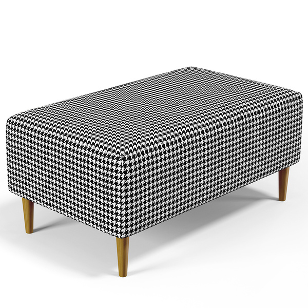 Puff Decorativo Para Sala De Estar Cléo W01 Pés Palito 90 Cm