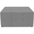 Puff Decorativo Para Sala De Estar Quadrado Milano 90x90cm W0