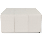 Puff Decorativo Para Sala De Estar Quadrado Milano 90x90cm W0