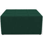 Puff Decorativo Para Sala De Estar Quadrado Milano 90x90cm W0