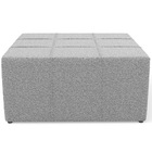 Puff Decorativo Para Sala De Estar Quadrado Milano 90x90cm W0