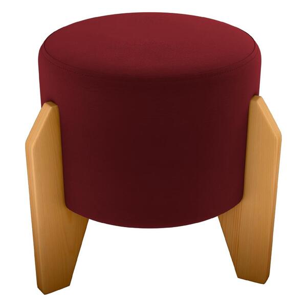 Puff Decorativo Para Sala Luxo 44x44 Cm Veludo Milani Store