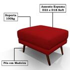 Puff Decorativo Pes Palito 2463 Veludo Joly Graz