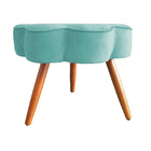 Puff Decorativo Pés Palito Aurora Veludo - Estopar - Veludo A