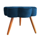 Puff Decorativo Pés Palito Aurora Veludo - Estopar - Veludo A