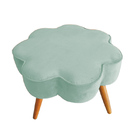 Puff Decorativo Pés Palito Aurora Veludo - Estopar - Veludo A