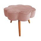 Puff Decorativo Pés Palito Aurora Veludo - Estopar - Veludo R