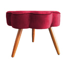 Puff Decorativo Pés Palito Aurora Veludo - Estopar - Veludo V