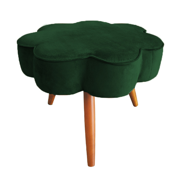 Puff Decorativo Pés Palito Aurora Veludo - Estopar - Veludo V