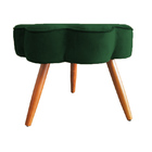 Puff Decorativo Pés Palito Aurora Veludo - Estopar - Veludo V