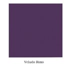 Puff Decorativo Quadrado Com Pés Palito Heloíse Veludo Roxo