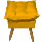 Puff Decorativo Quadrado Para Sala Quarto Penteadeira Recepçã