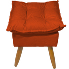 Puff Decorativo Quadrado Para Sala Quarto Penteadeira Recepçã