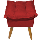 Puff Decorativo Quadrado Para Sala Quarto Penteadeira Recepçã