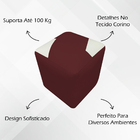 Puff Decorativo Quadrado Para Sala Quarto Penteadeira Urban C