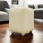 Puff Decorativo Quadrado Para Sala Quarto Penteadeira Urban C