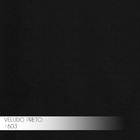 Puff Decorativo Redondo Sakura Base Metal Bronze Veludo Preto