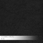 Puff Decorativo Redondo Sakura Base Metal Dourado Corano Pret