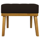 Puff Decorativo Retangular Para Sala Quarto Penteadeira Firen