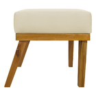 Puff Decorativo Retangular Para Sala Quarto Penteadeira Firen