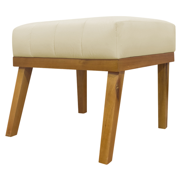 Puff Decorativo Retangular Para Sala Quarto Penteadeira Firen