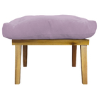 Puff Decorativo Retangular Para Sala Quarto Penteadeira Marty