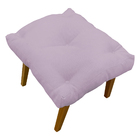 Puff Decorativo Retangular Para Sala Quarto Penteadeira Marty