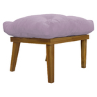 Puff Decorativo Retangular Para Sala Quarto Penteadeira Marty