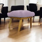 Puff Decorativo Retangular Para Sala Quarto Penteadeira Marty